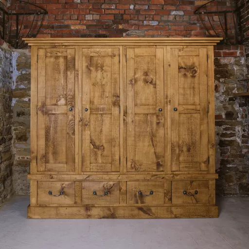 Devonshire Plank Wardrobe Single, Double, Triple & Quad