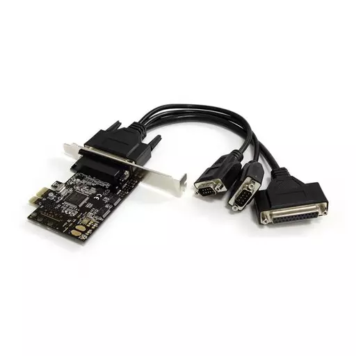 StarTech.com 2S1P PCI Express Serial Parallel Combo Card with Breakout Cable