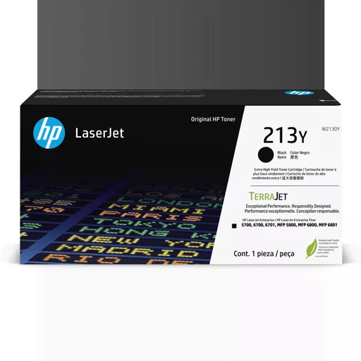 HP W2130Y/213Y Toner cartridge black extra High-Capacity, 18K pages ISO/IEC 19798 for HP CLJ 5800/6700/6701