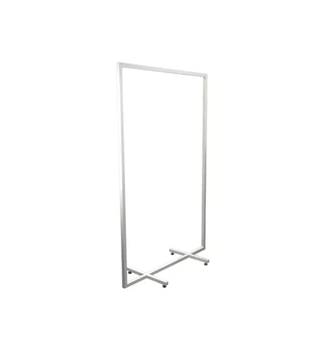 3ft White Floor Hanging Clothes Rail