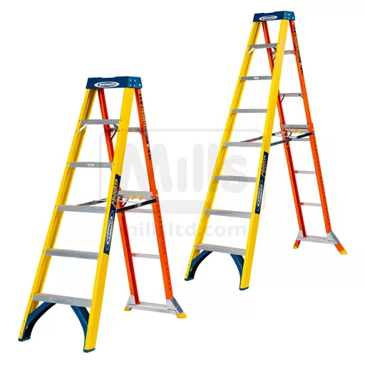 Werner Adjustastep Pro Fibreglass Step Ladder