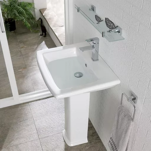 Cheltenham Semi Pedestal - White