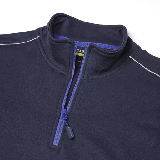sys709-system-eco-mens-navy-qaurter-zip-sweatshirt-zip-detail.png?