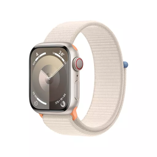 Apple Watch Series 9 41 mm Digital 352 x 430 pixels Touchscreen 4G Beige Wi-Fi GPS (satellite)