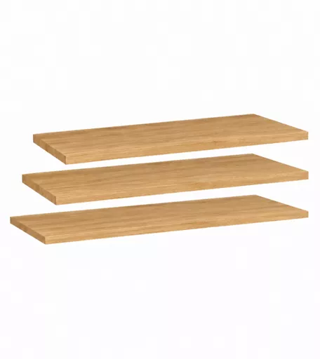 Oak Melamine Shelf - Various Widths Available