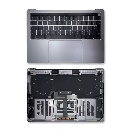 Top Case / Palm Rest Assembly (RECLAIMED) (Grade A) (Space Grey) - For Macbook Pro 13" (A1706) (2016 - 2017)
