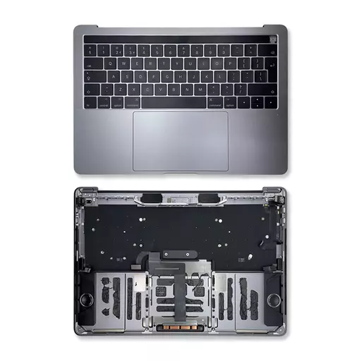 Top Case / Palm Rest Assembly (RECLAIMED) (Grade C) (Space Grey) - For Macbook Pro 13" (A1706) (2016 - 2017)