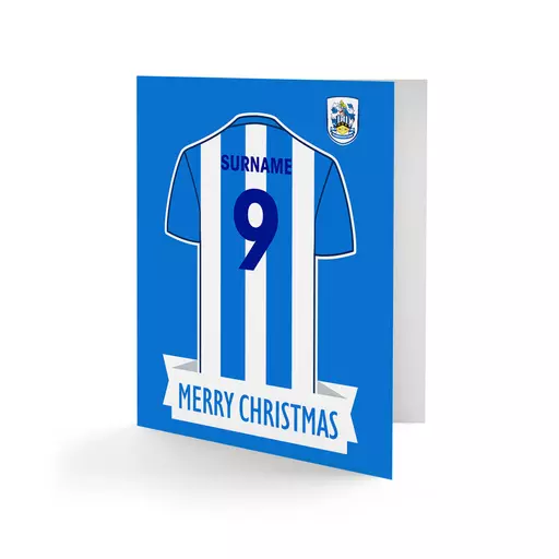 Huddersfield Town Shirt Christmas Card
