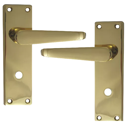 ASEC Victorian Plate Mounted Bathroom Lever Furniture