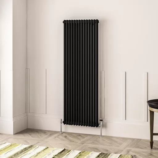 Imperia 2 Column Radiator 1800 x 650mm Matt Black