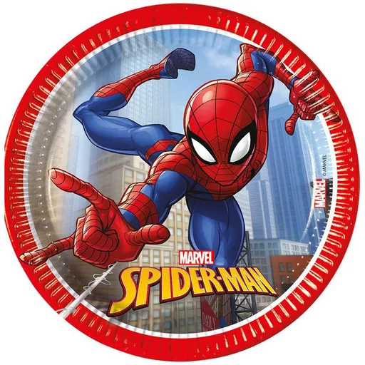 Spiderman Crime Fighter Plates