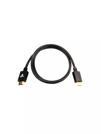 V7 Black Video Cable Pro HDMI Male to HDMI Male 1m 3.3ft