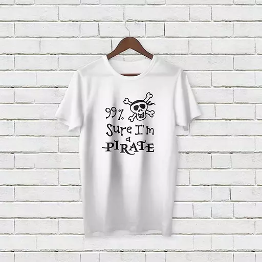 Personalised '99% sure I'm a Pirate' T-Shirt