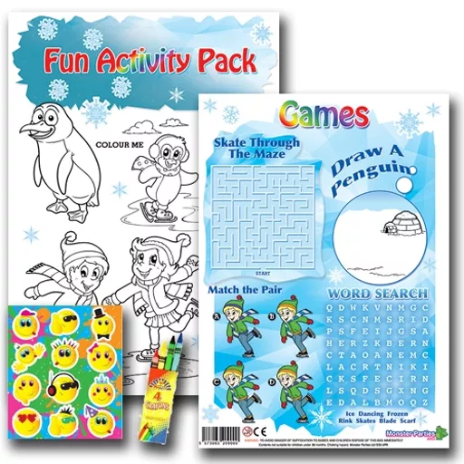 SKATING FUN ACTIVITY Pack - Pack of 100 - MP2808