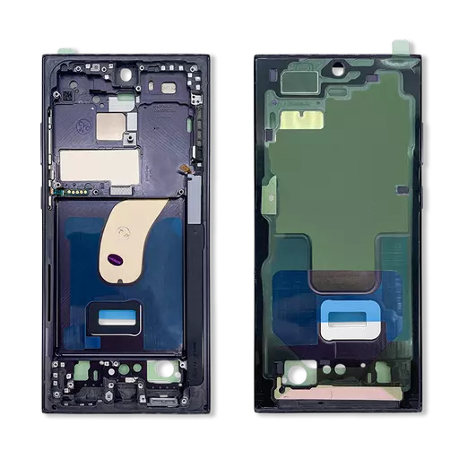 Mid Frame Assembly (REFRESH+) (Phantom Black) - For Galaxy S23 Ultra (S918)