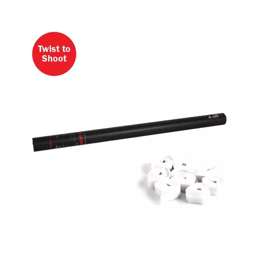 Equinox Handheld Confetti Streamer Cannon 80cm White