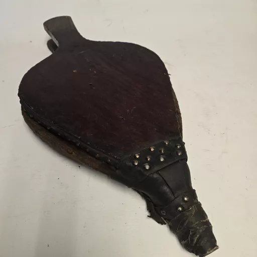 Antique Fireplace Bellows – Wood & Leather