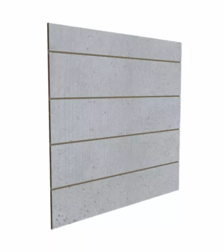 10 x Cement Slatwall Panels - 1.2m x 1.2m