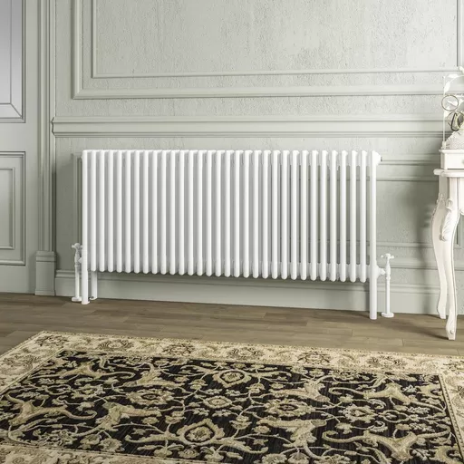 Imperia 4 Column Radiator 600 x 1460mm Gloss White