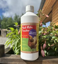 Natures Grub Red Mite Powder 200g puffer bottle