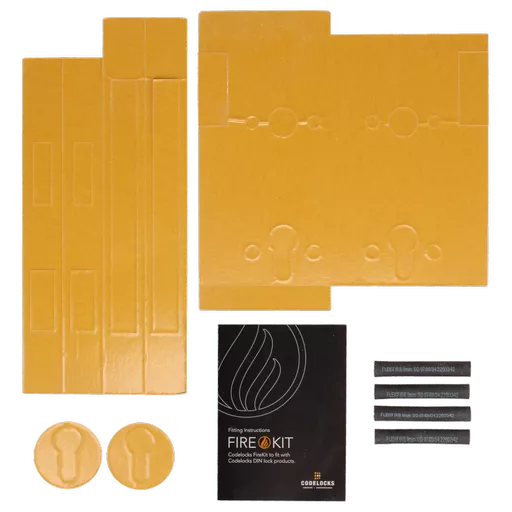 CODELOCKS Fire Intumescent Kit Pack To Suit Mortice Sash Lock Models PFKP DIN