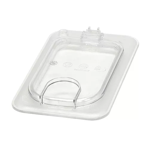 1/9 CLEAR GN SOLID FLIPLID POLYCARBONATE CAMBRO
