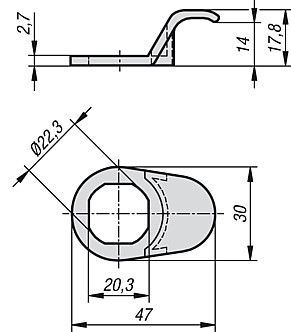 Plastic Opening Handle