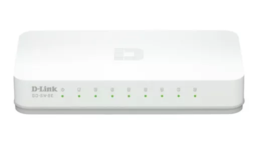 D-Link GO-SW-8E/E network switch Unmanaged Fast Ethernet (10/100) White