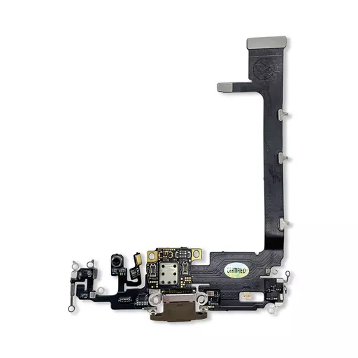 Charging Port Flex Cable (w/ Board) (Gold) (CERTIFIED - Aftermarket) - For iPhone 11 Pro Max