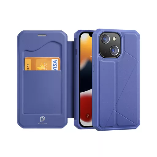 Dux Ducis - Skin X Wallet for iPhone 13 Mini - Blue
