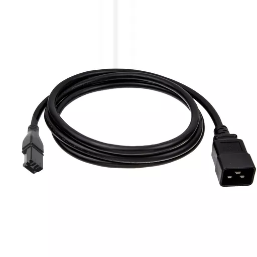 HPE SDG300 - C20 250V 16Amp Black 0.5m Jumper Cord
