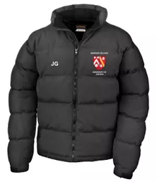 Wadham Puffa Jacket Mens Black