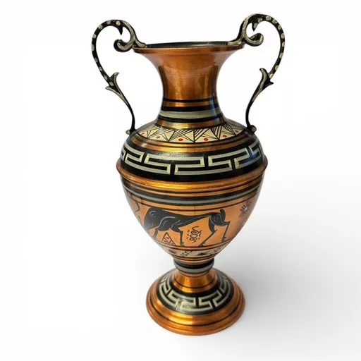Metal Replica Greek Vase