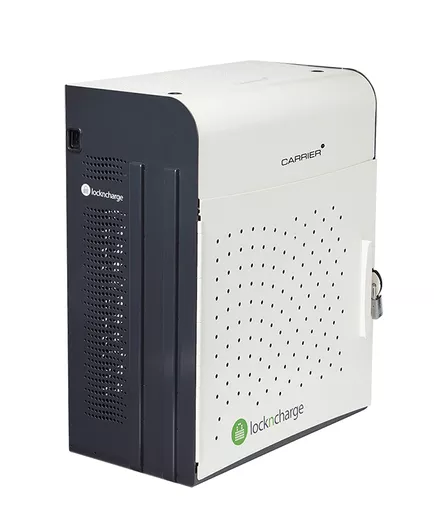 LocknCharge Carrier 10 Portable device management cabinet Blue, Green, Grey, White