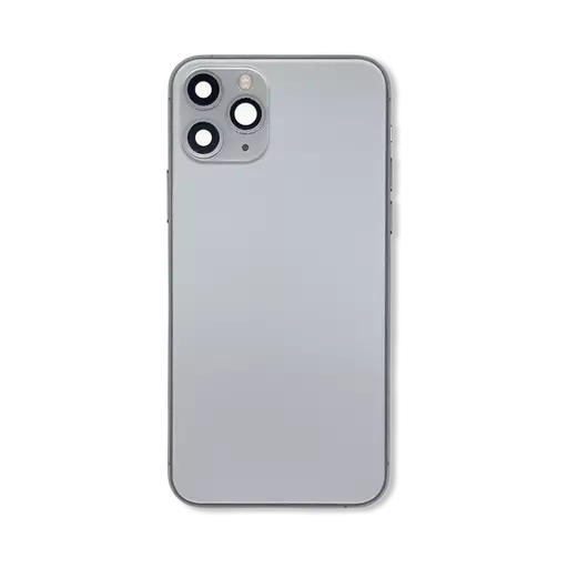 Back Housing With Internal Parts (Silver) (No Logo) - For iPhone 11 Pro