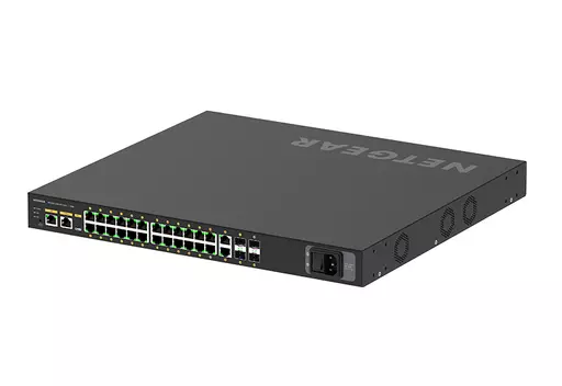 NETGEAR M4250-26G4XF-PoE+ Managed L2/L3 Gigabit Ethernet (10/100/1000) Power over Ethernet (PoE) 1U Black