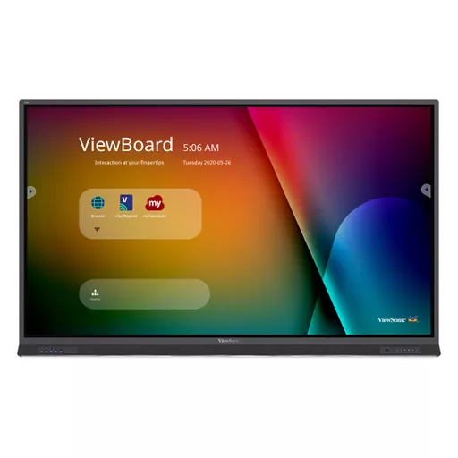 Viewsonic IFP8652-1A Signage Display Interactive flat panel 2.18 m (86") LCD 400 cd/m² 4K Ultra HD Black Touchscreen Built-in processor Android