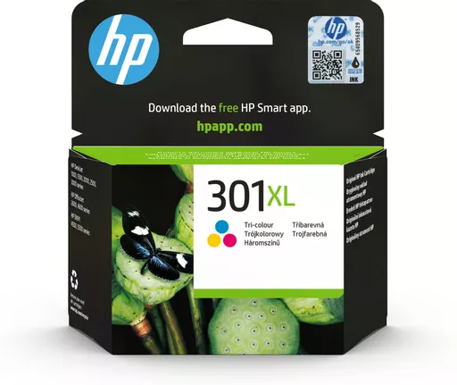 HP CH564EE/301XL Printhead cartridge color high-capacity, 300 pages ISO/IEC 24711 8ml for HP DeskJet 1000/1010/Envy 5530/OfficeJet 4630