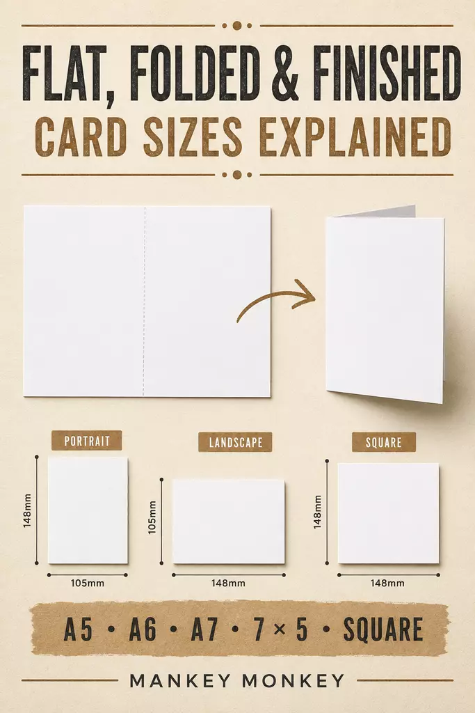 What Size Card Do I Need? Flat, Folded and Finished Card Sizes Explained