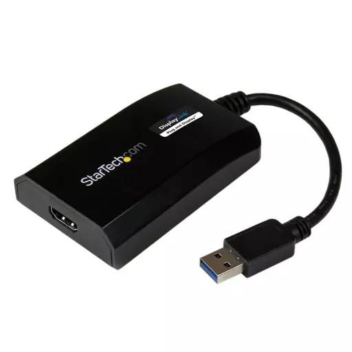 StarTech.com USB 3.0 to HDMI Adapter - DisplayLink Certified - 1080p (1920x1200) - USB Type-A to HDMI Display Adapter Converter for Monitor - External Video & Graphics Card - Windows/Mac