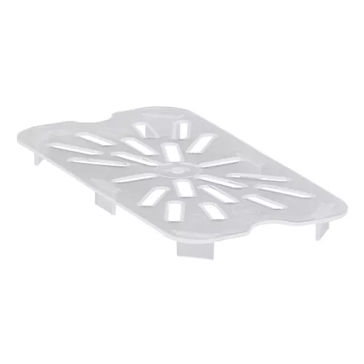 1/4 TRANSLUCENT GN DRAIN SHELF POLYPROPYLENE CAMBRO