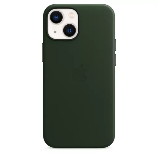 Apple iPhone 13 mini Leather Case with MagSafe - Sequoia Green