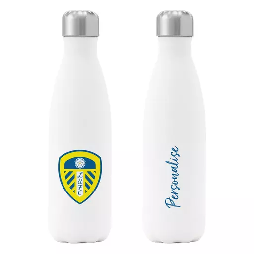 Leeds United FC Crest Insulated Water Bottle - White