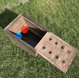 Wooden Poultry Pet Carrier a