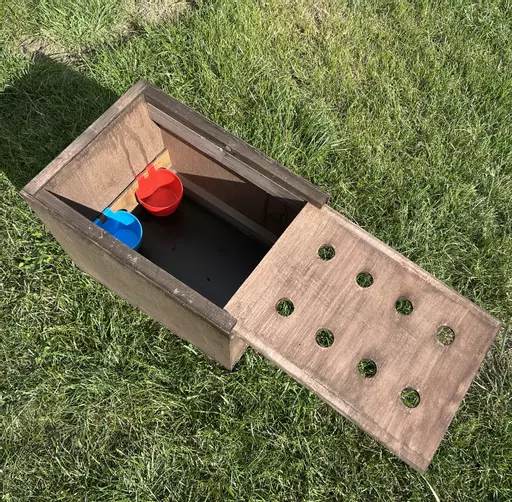 Wooden Poultry Pet Carrier a