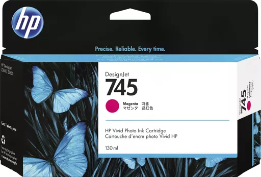 HP F9J95A/745 Ink cartridge magenta 130ml for HP DesignJet Z 2600