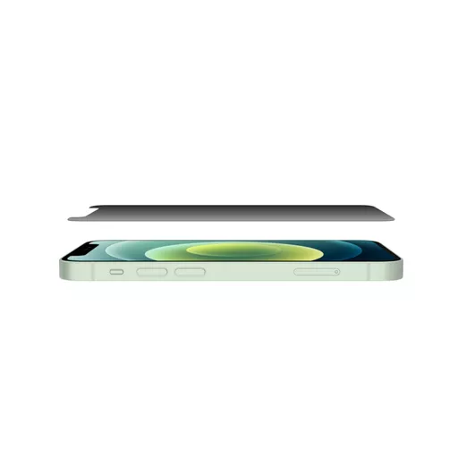 Belkin SCREENFORCE™ UltraGlass Privacy Anti-Microbial Screen Protector for iPhone 12 Mini