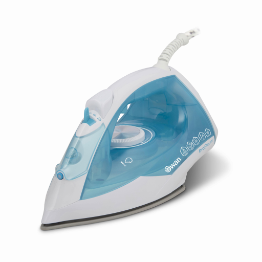 Swan White 2800W Steam Iron With Ceramic Soleplate