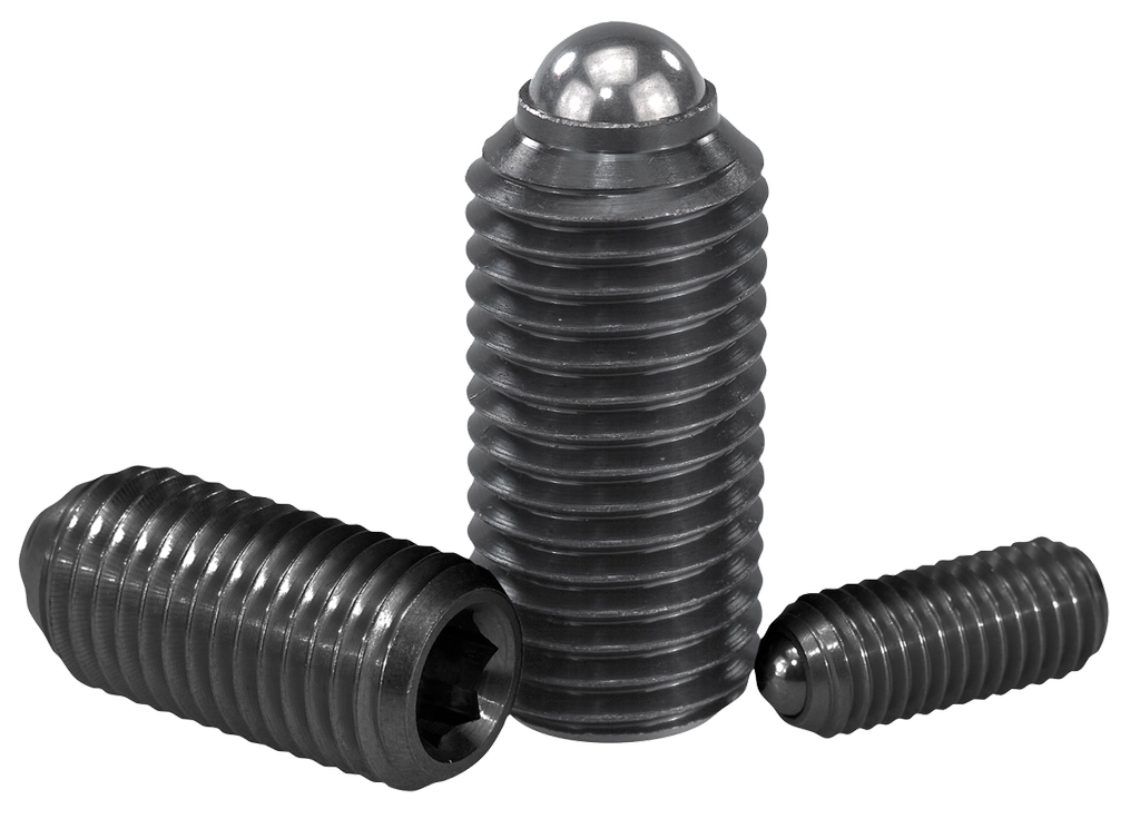 K0315 Inch - Spring Plungers With Hex Socket And Ball In Steel