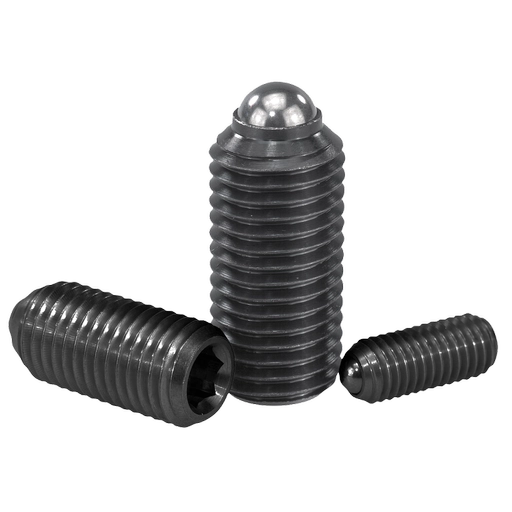 K0315 Inch - Spring Plungers With Hex Socket And Ball In Steel